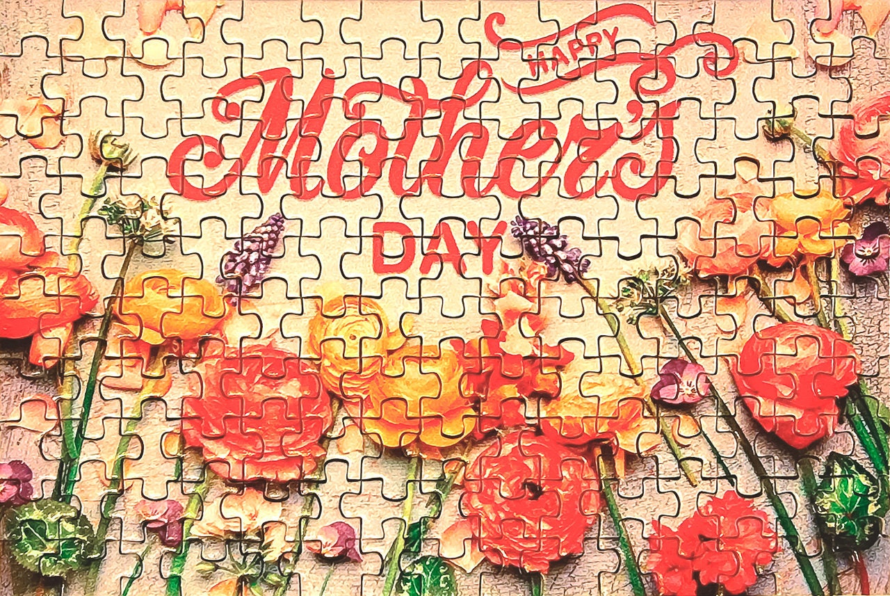 Happy Mother's Day Wild Flowers Micro Puzzle